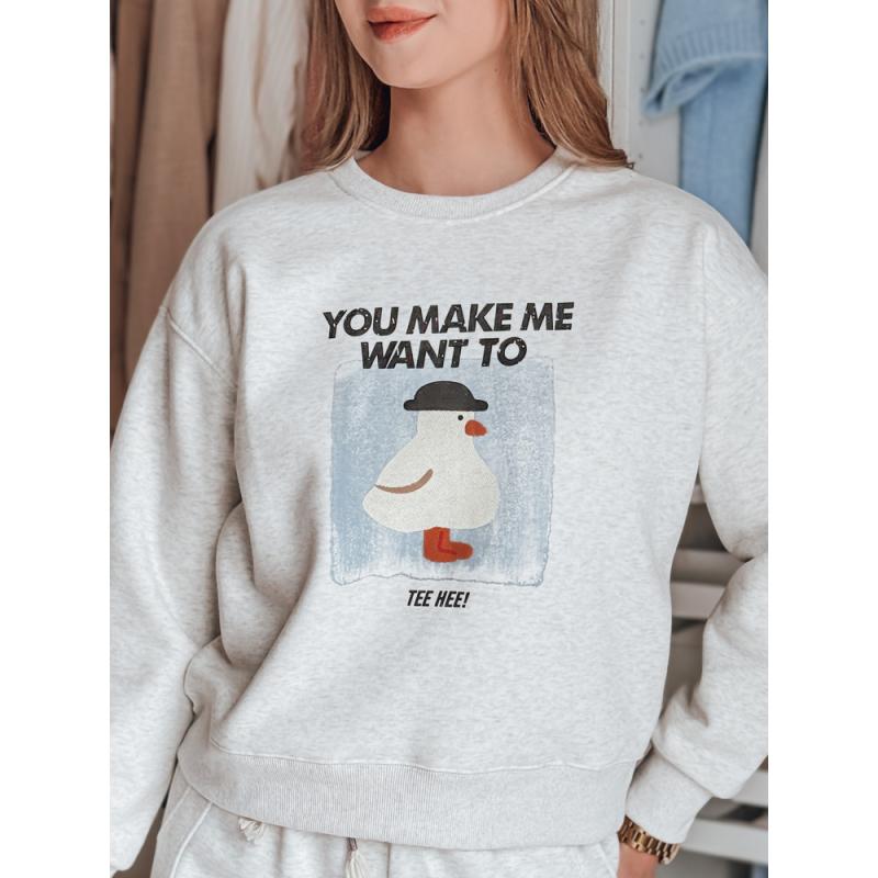 Dámská halenka oversize s potiskem GOOSHY šedá