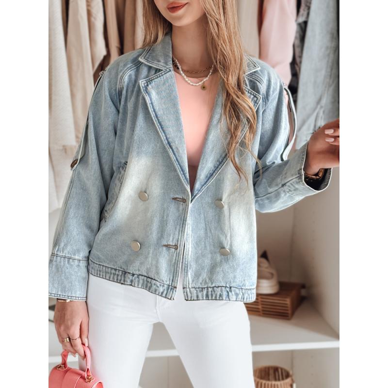 Női oversize farmerdzseki OVERSOLI kék