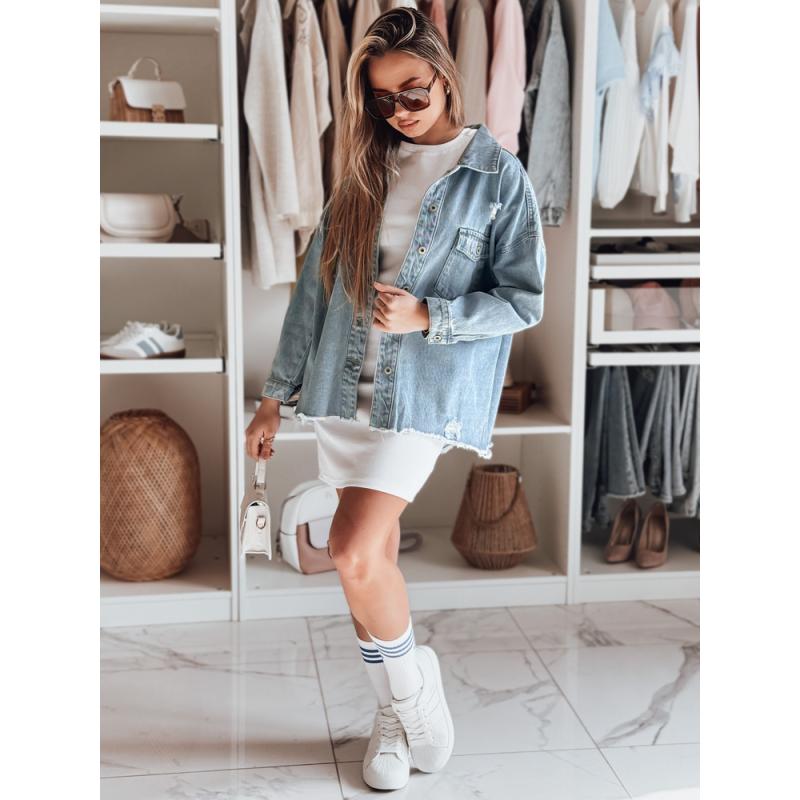 Női oversize farmerdzseki TONACIO kék