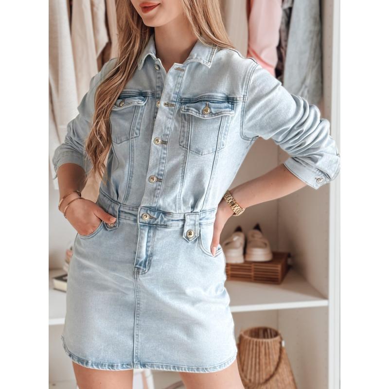 JENSAGA kék farmer miniruha