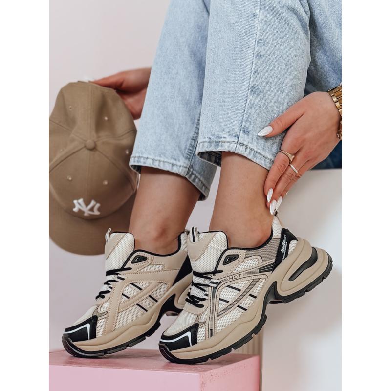 MODERMAX női cipők, khaki