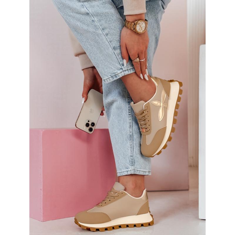 FLEXIMOT női sportcipők, bézs