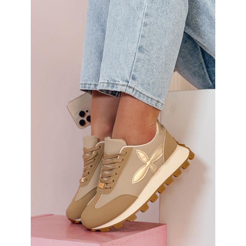 FLEXIMOT női sportcipők, bézs