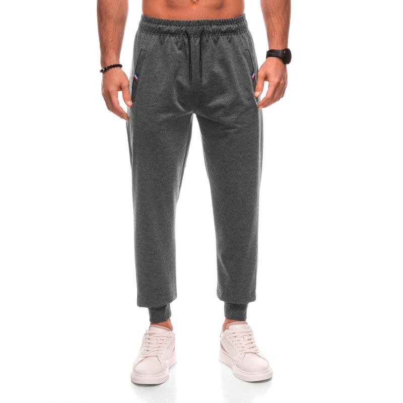 Pánské tepláky P1506 - šedé