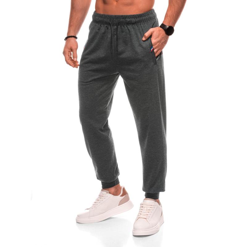 Pánské tepláky P1506 - šedé