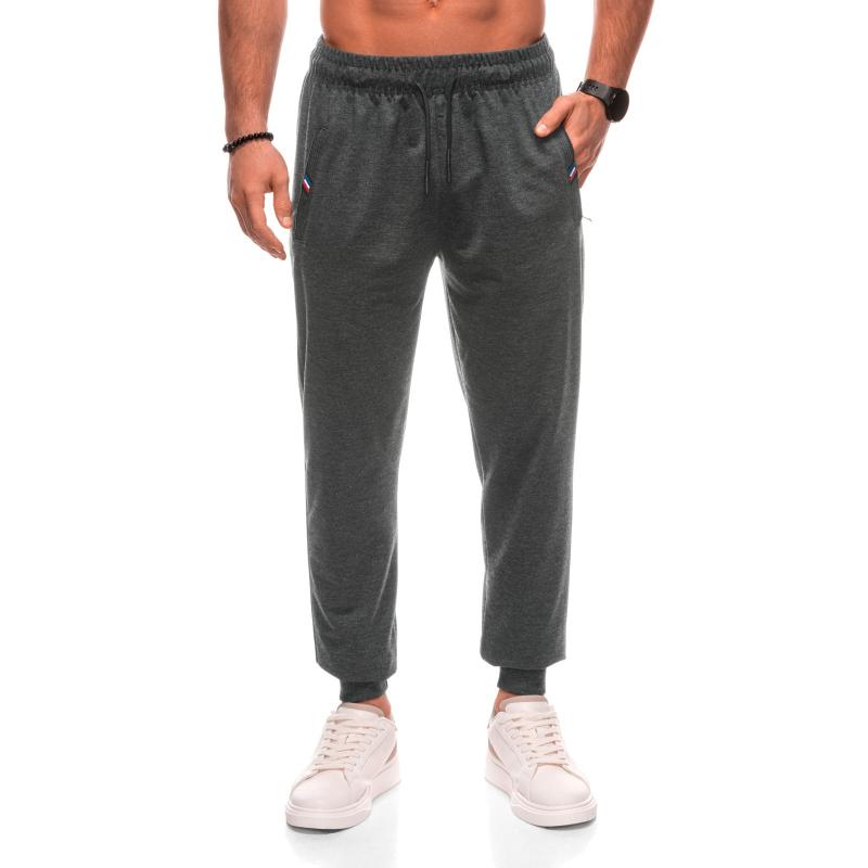 Pánské tepláky P1506 - šedé