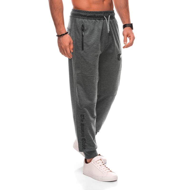 Pánské tepláky P1506 - šedé