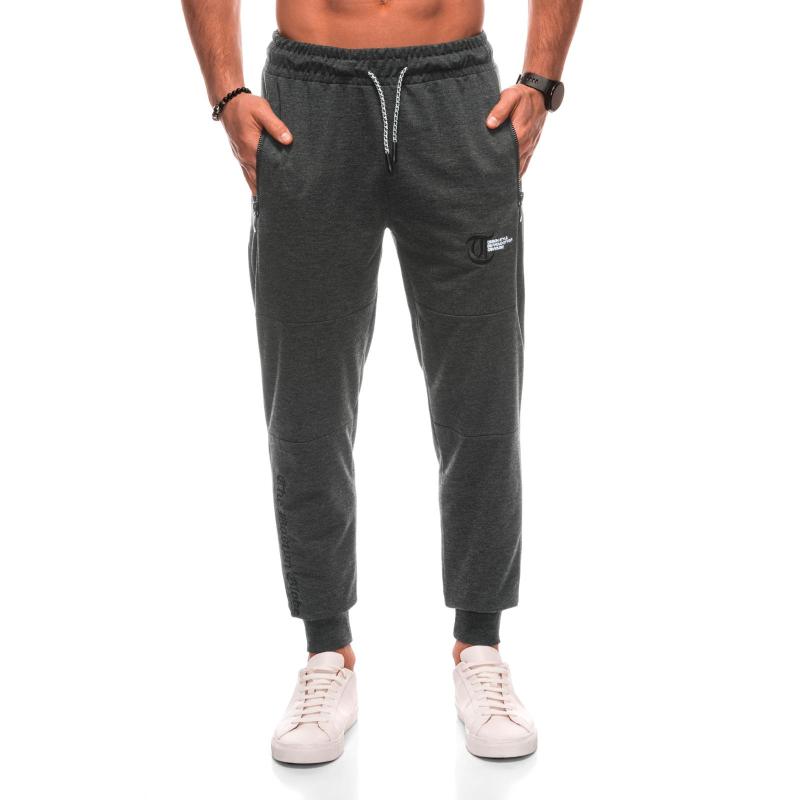 Pánske tepláky P1506 - sivé