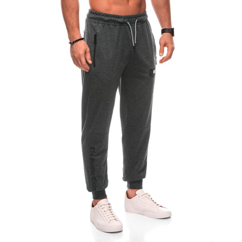 Pánske tepláky P1506 - sivé