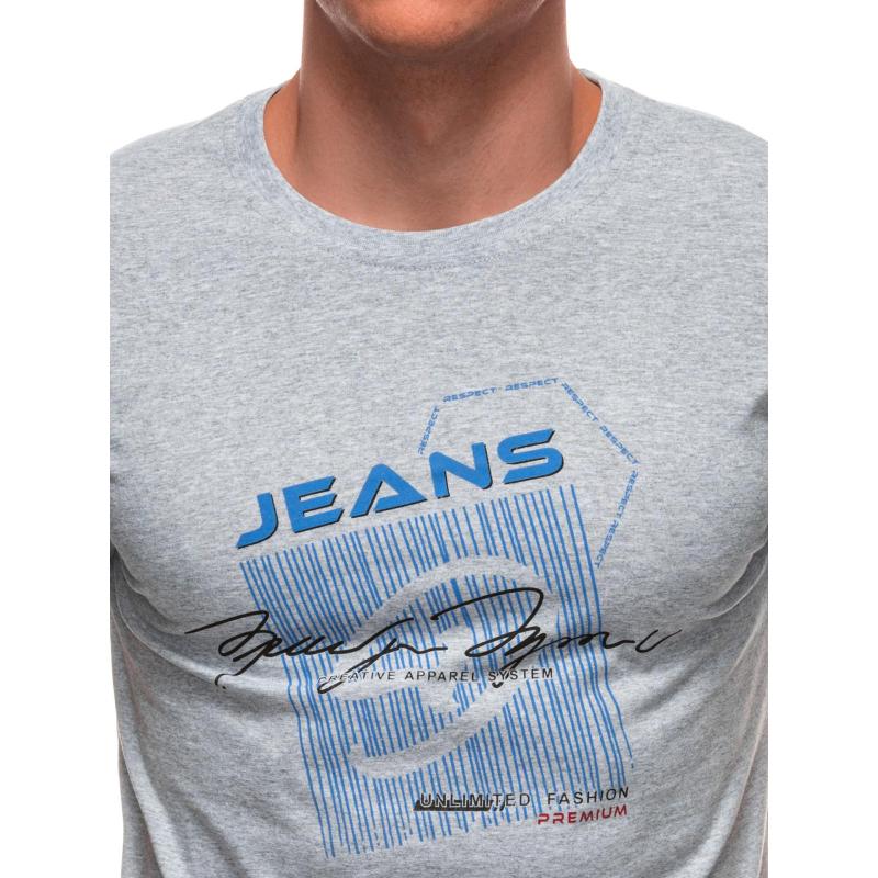 Pánské tričko s potiskem S2033 - bílé