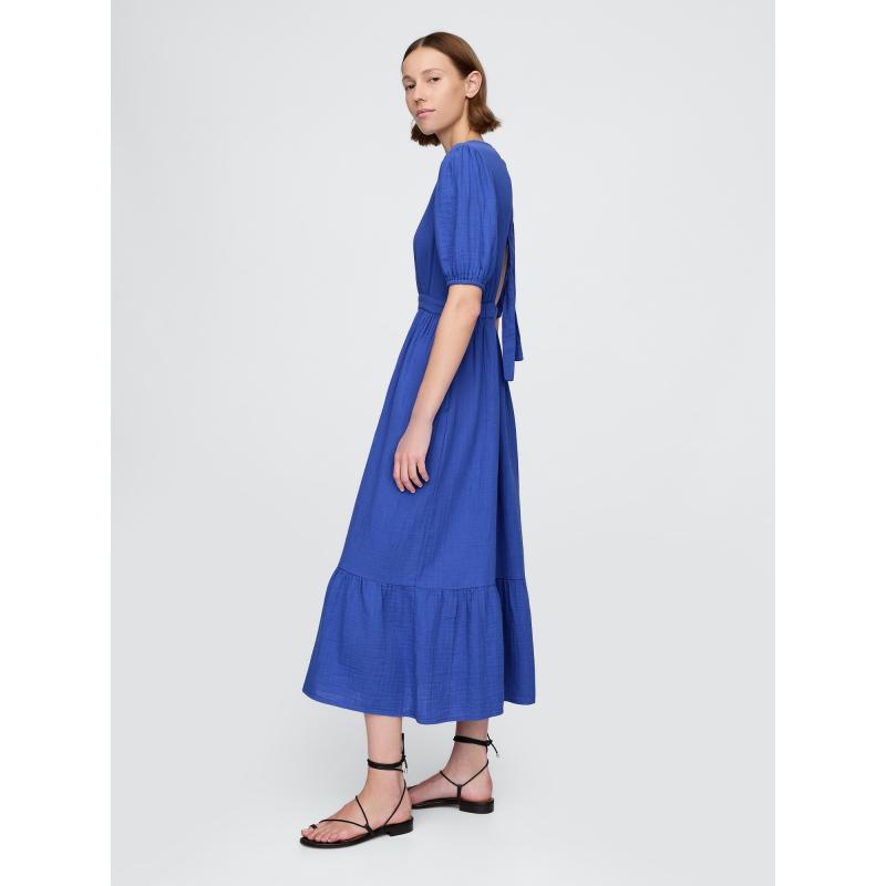 Musszlin midi ruha Gap