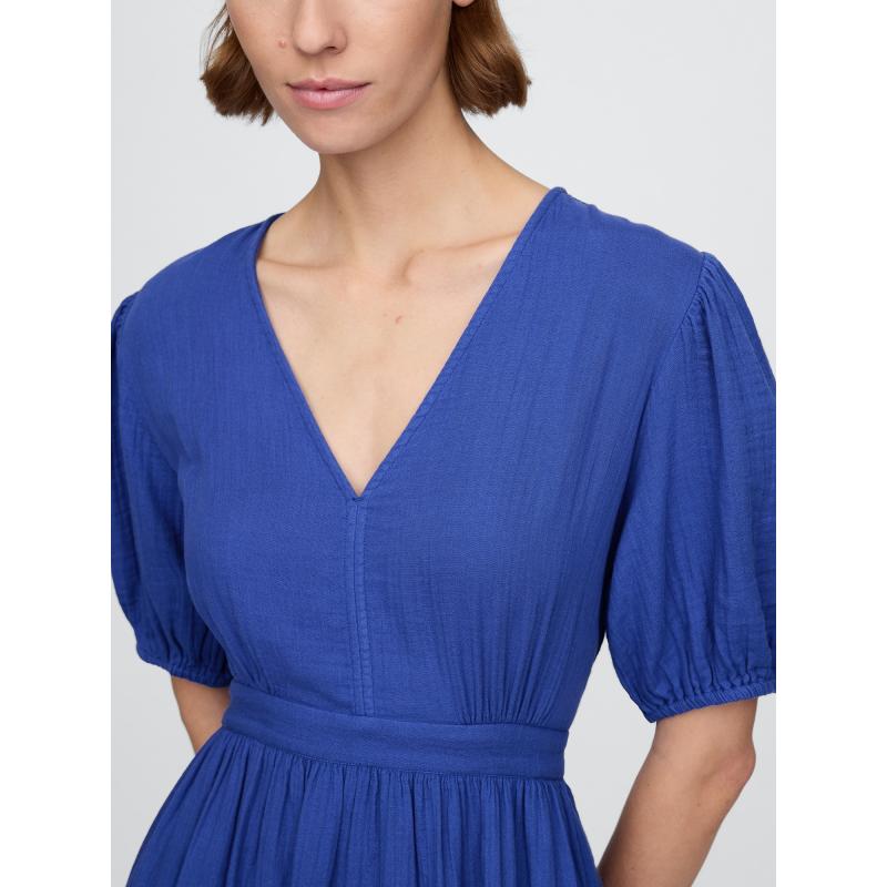 Musszlin midi ruha Gap