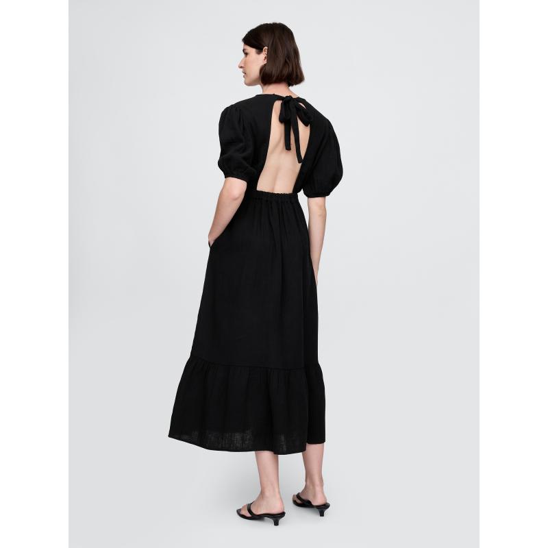 Musszlin midi ruha Gap