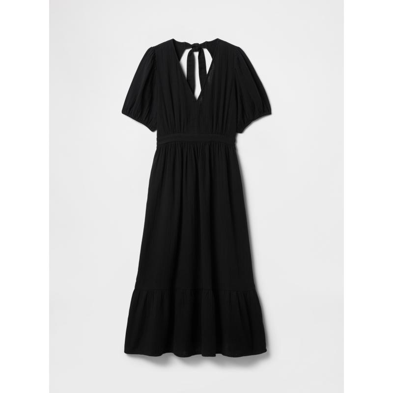 Musszlin midi ruha Gap