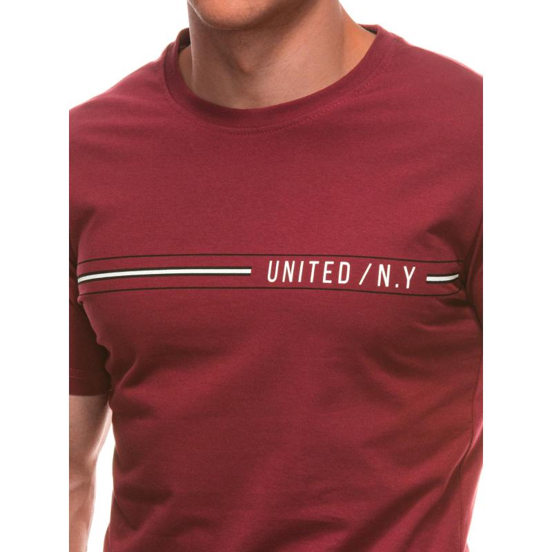 Pánské tričko s potiskem S2030 - červené