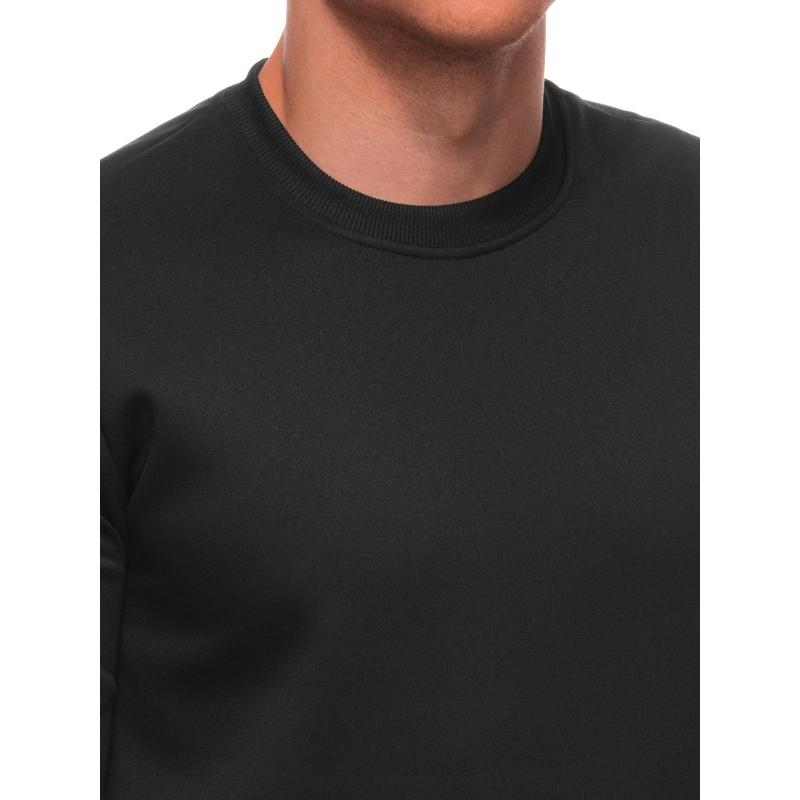 Férfi egyenruhás pulóver BASIC kerek nyakkal - bordó V8 EM-SSBN-0100 EM-SSBN-0100