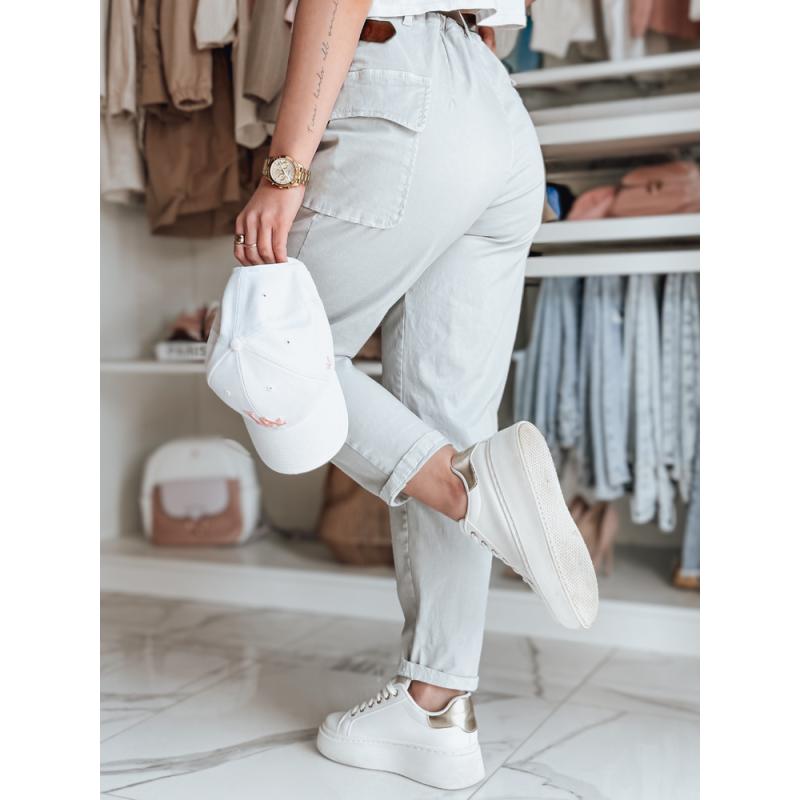 Dámské baggy kalhoty GOTRENDI, světle šedé