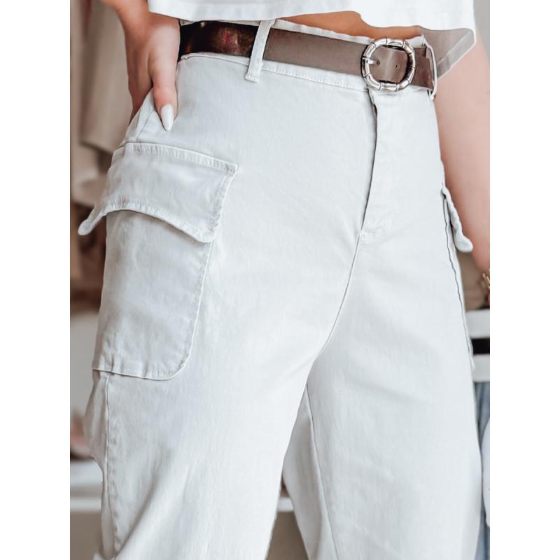 Dámské baggy kalhoty GOTRENDI, světle šedé