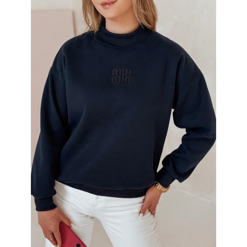 Női oversize pulóver LOVASON felirattal gránátvörös