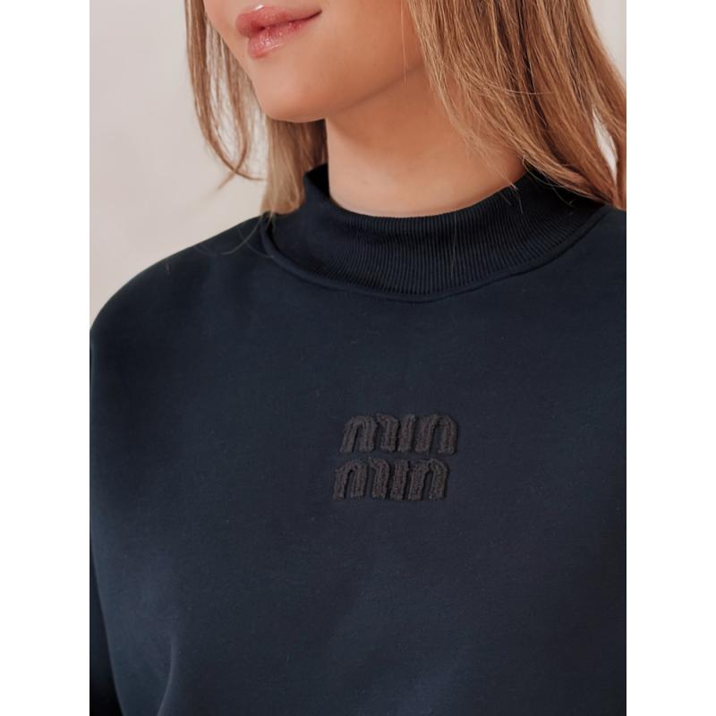 Női oversize pulóver LOVASON felirattal gránátvörös