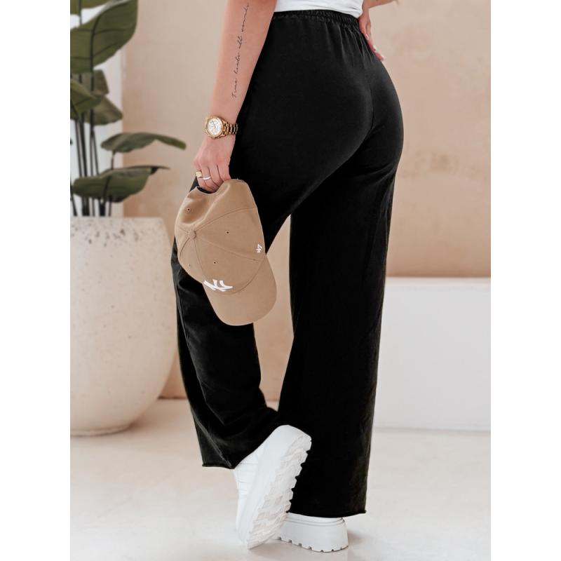 Dámské široké tepláky DRESLINA černé