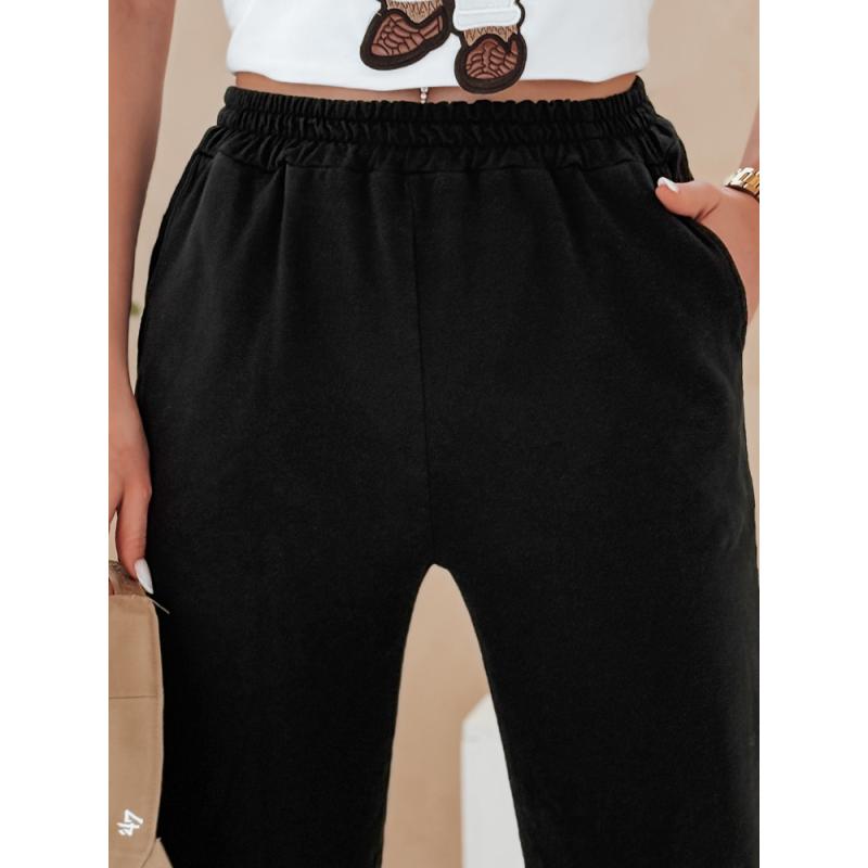 Dámské široké tepláky DRESLINA černé