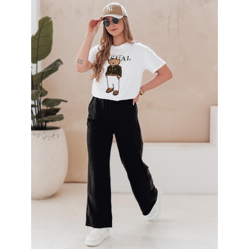 Dámské široké tepláky DRESLINA černé