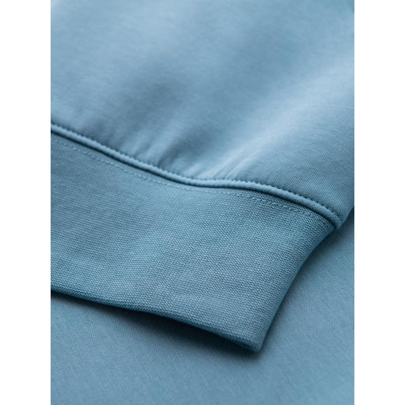 Férfi melegítőnadrág bordás szegéllyel és díszes cipzárral - világoskék V4 OM-PASK-0226