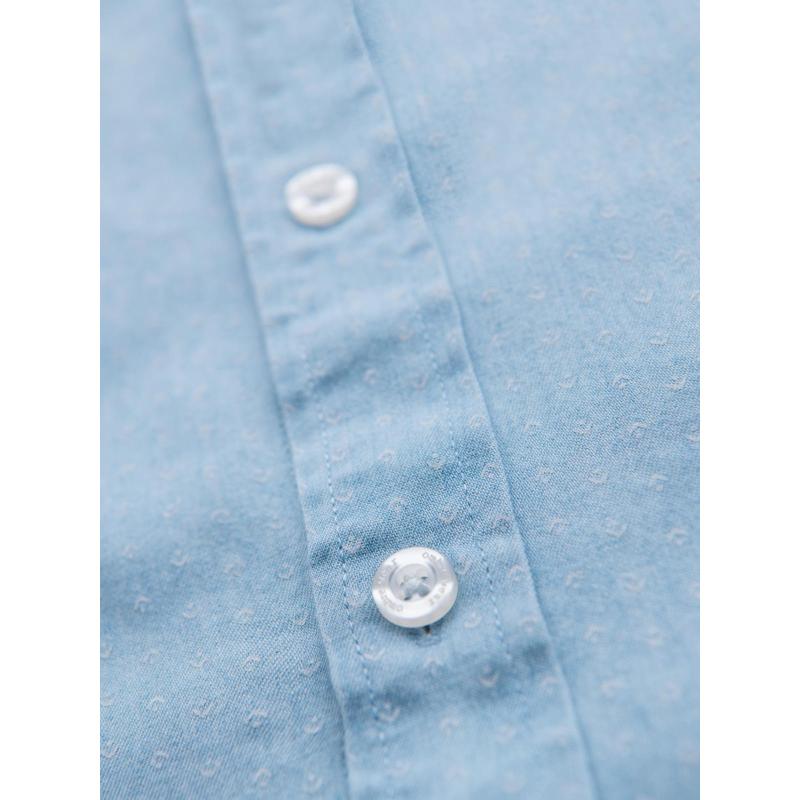 Férfi mintás vékony farmering zsebbel - világoskék V1 OM-SHDS-0179