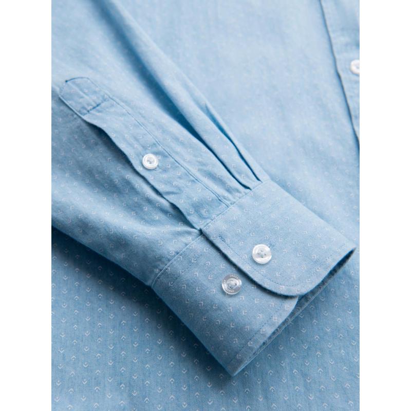 Férfi mintás vékony farmering zsebbel - világoskék V1 OM-SHDS-0179