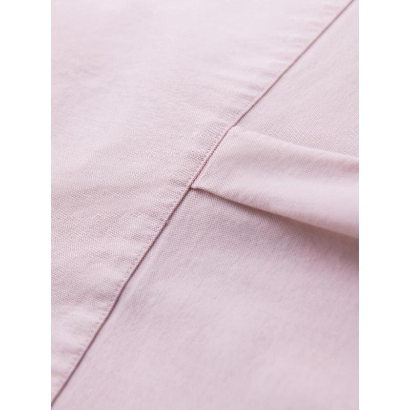 Bavlněná pastelová pánská oxfordská košile - broskvová V1 OM-SHOS-0183