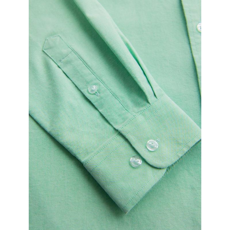 Pánská pastelová bavlněná oxfordská košile – mátová V4 OM-SHOS-0183