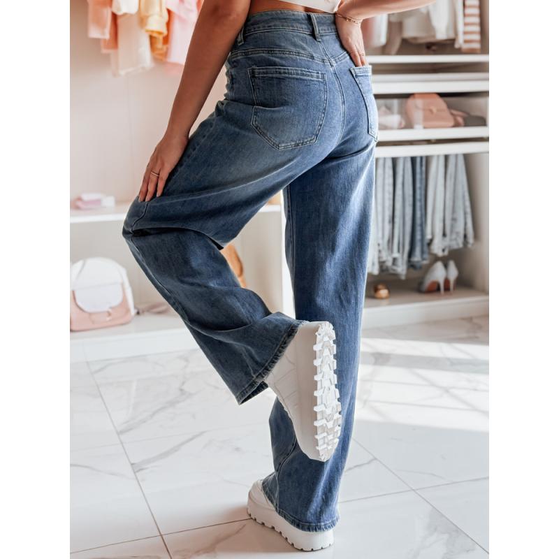 Dámske baggy džínsy BAGTRENDY modré