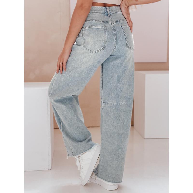 Dámské pytlovité džínové kalhoty BAGETSON modré