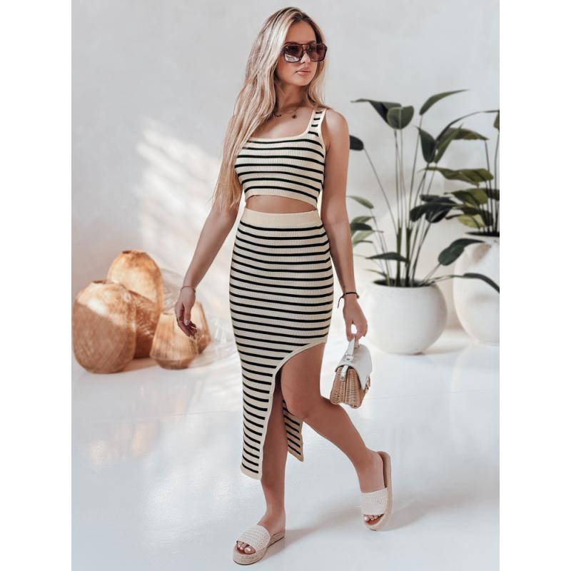 Dámská souprava SUMMERSA jedné velikosti béžová