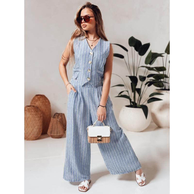 Dámská sako bez rukávů LINELIA, modré