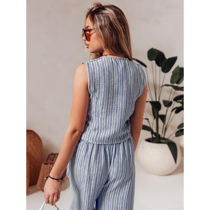 Dámská sako bez rukávů LINELIA, modré