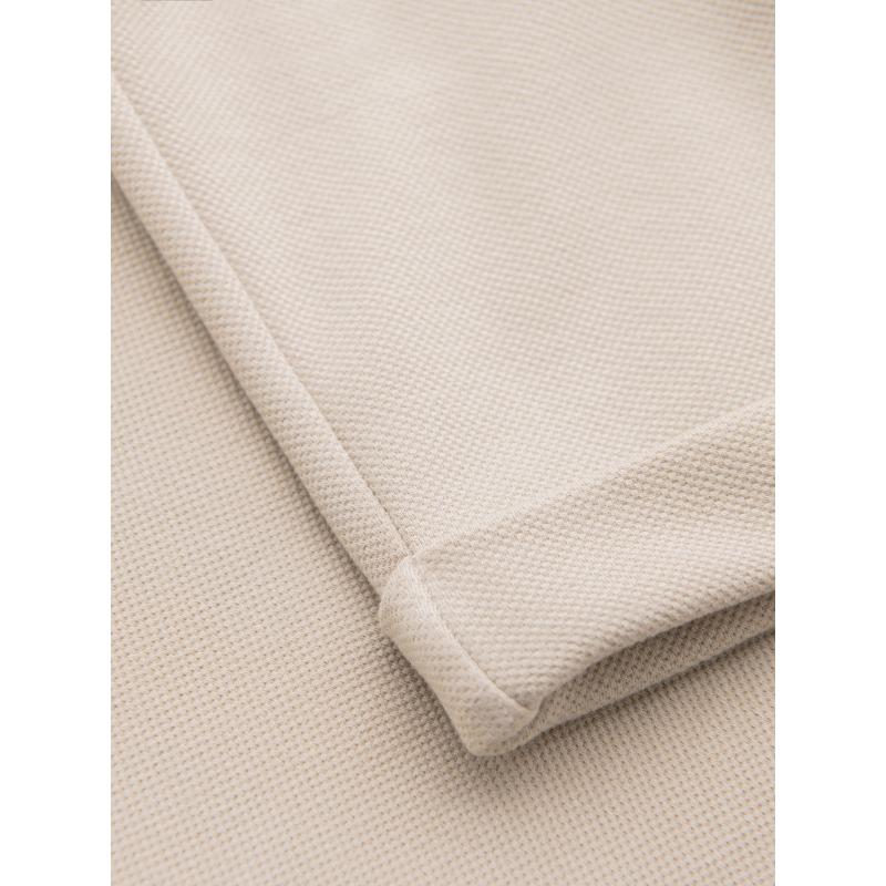 Pánské pletené šortky s ohrnutými nohavicemi - pískové V3 OM-SRCS-0170