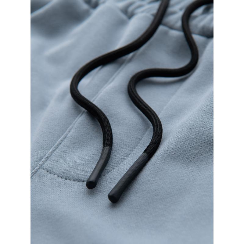 Pánské přiléhavé krátké potištěné kraťasy - světle modré V1 OM-SRSK-0138