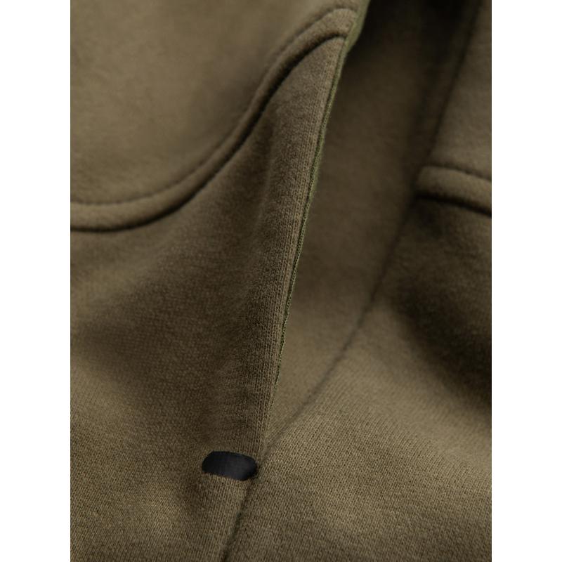 Pánské přiléhavé krátké potištěné kraťasy - olivová V4 OM-SRSK-0138