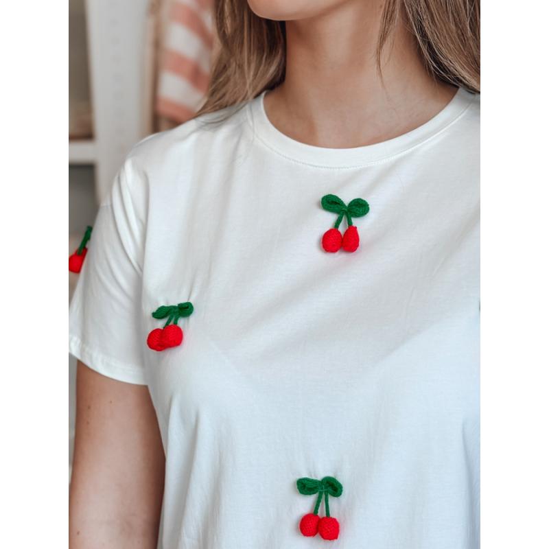 CHERETTE női póló, fehér