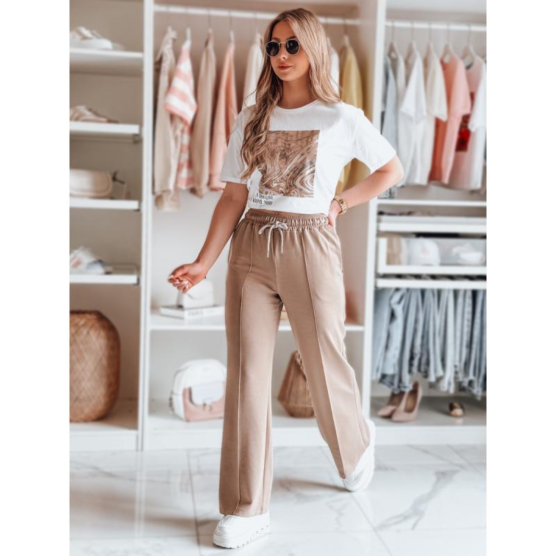 Dámske tepláky DRESSANIK béžové