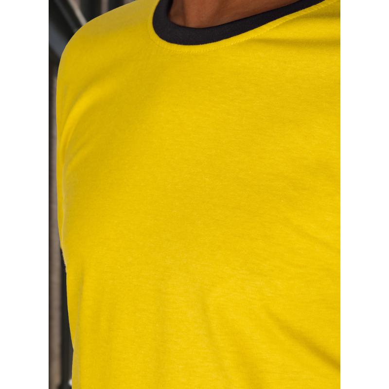Pánské tričko basic žluté