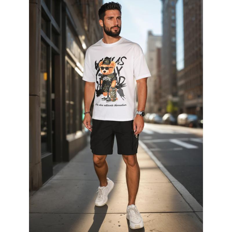 Pánské látkové kraťasy bojové černé