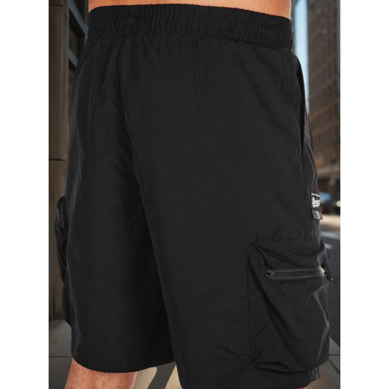 Pánské látkové kraťasy bojové černé