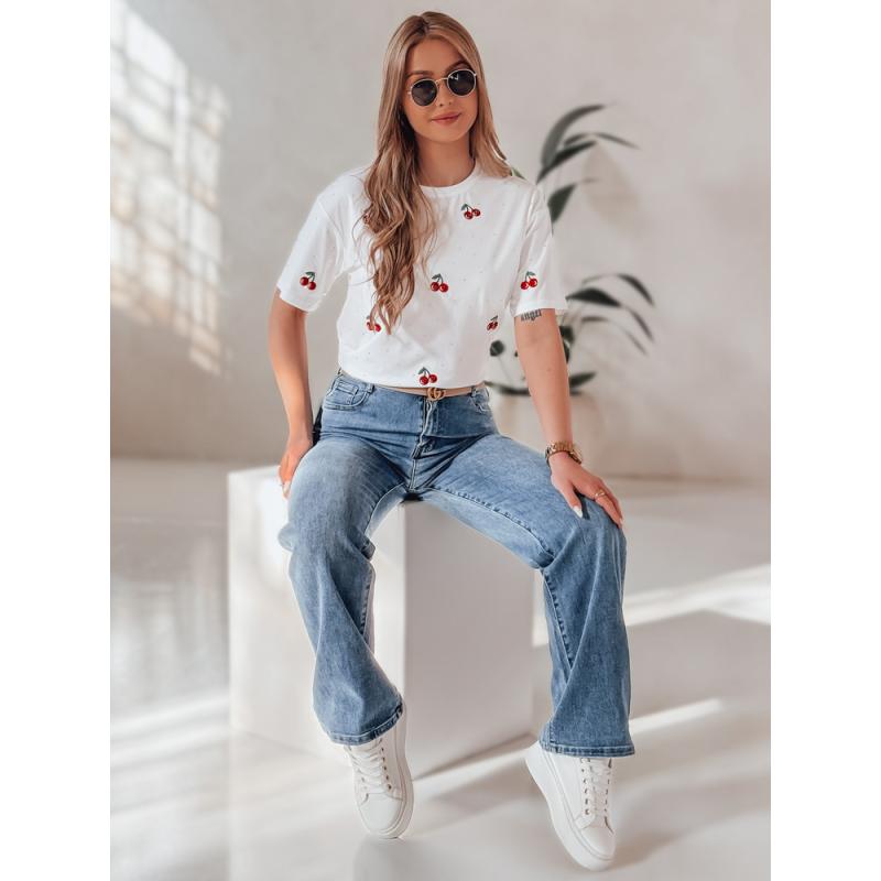 Dámské tričko s třešněmi FRUTTIKA bílá