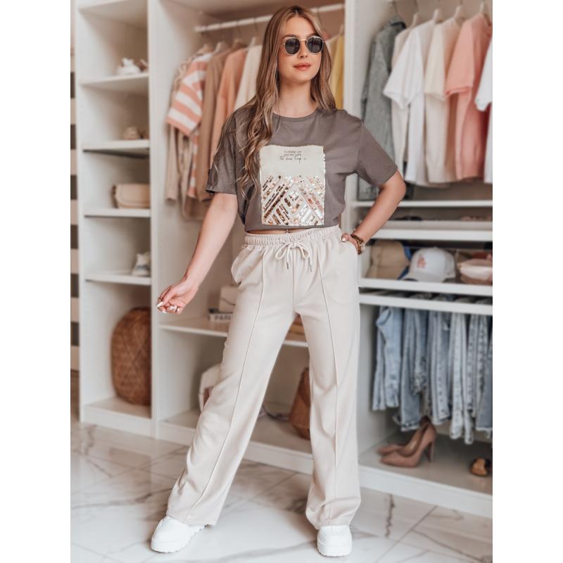 Dámske tepláky DRESSANIK svetlo béžové