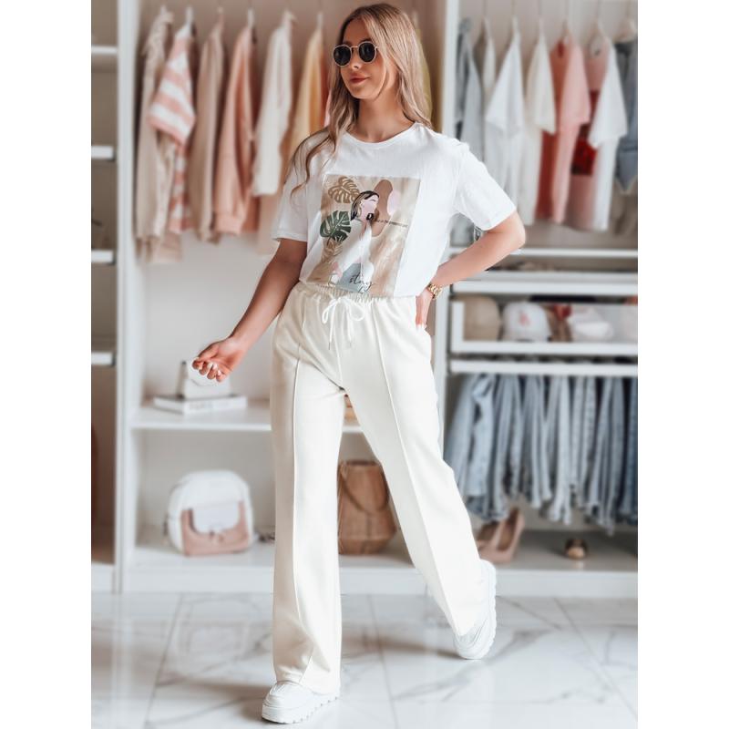 Dámske tepláky DRESSANIK ecru