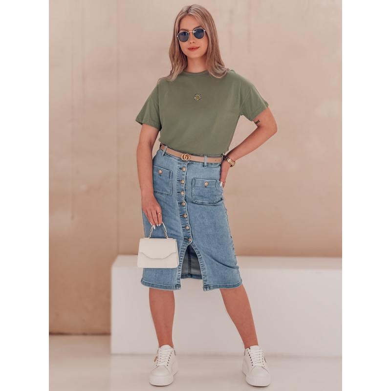 FLORTA dámske tričko tmavo zelené