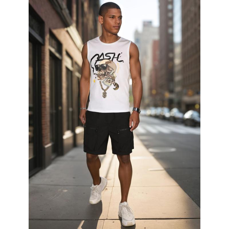 Pánské látkové kraťasy bojové černé